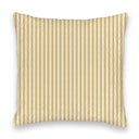 Erin and Ben Co. Farmhouse Check Gold Quilted 20" Pillow