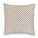Erin and Ben Co. Sadie Floral Icon Brown Quilted 20" Pillow