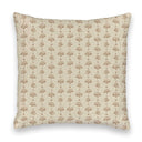 Erin and Ben Co. Chestnut Garden Brown Quilted 20" Pillow
