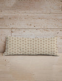 Erin and Ben Co. Chestnut Garden Brown Quilted Oblong 14" x33" Pillow