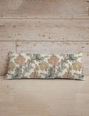 Erin and Ben Co. Garden Tapestry Linen Quilted Oblong 14" x33" Pillow