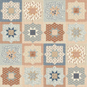 Gwen Patchwork Slate / Linen Quilt