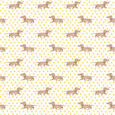 Dachshund Dots Game Day Green/Gold Quilted Tote