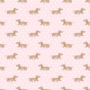 Dachshund Dots Pink Shorty Pajama Set
