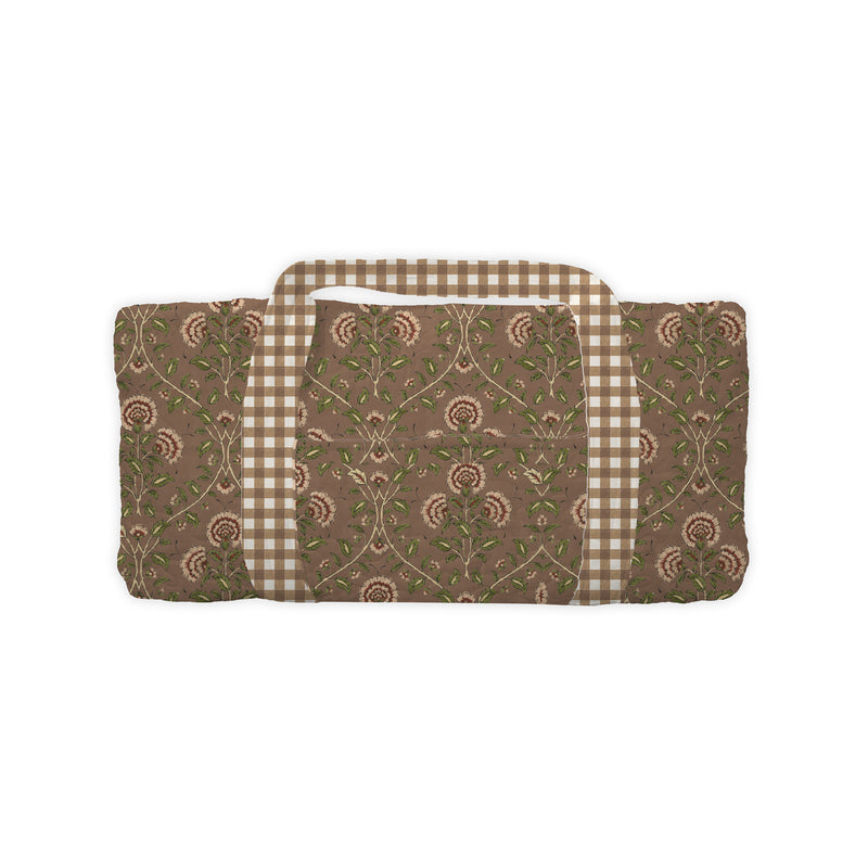 Erin and Ben Co. Arielle Brown Weekender Duffle Bag
