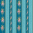 Bella Stripe Peacock Quilted Garment Bag
