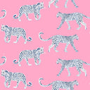Leilani Leopard Fuchsia Quilted Garment Bag