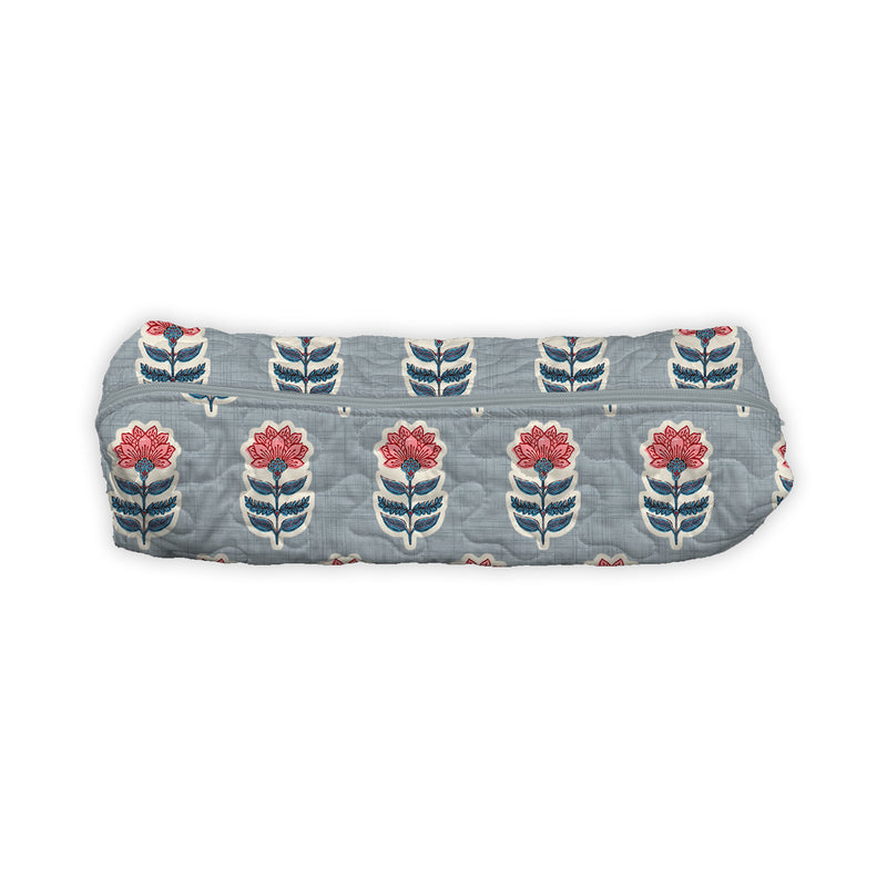 Erin and Ben Co. Sadie Floral Icon Blue Hot Tools Bag