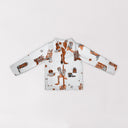 Game Day Orange Thunderbird Boots Quilted Jacket