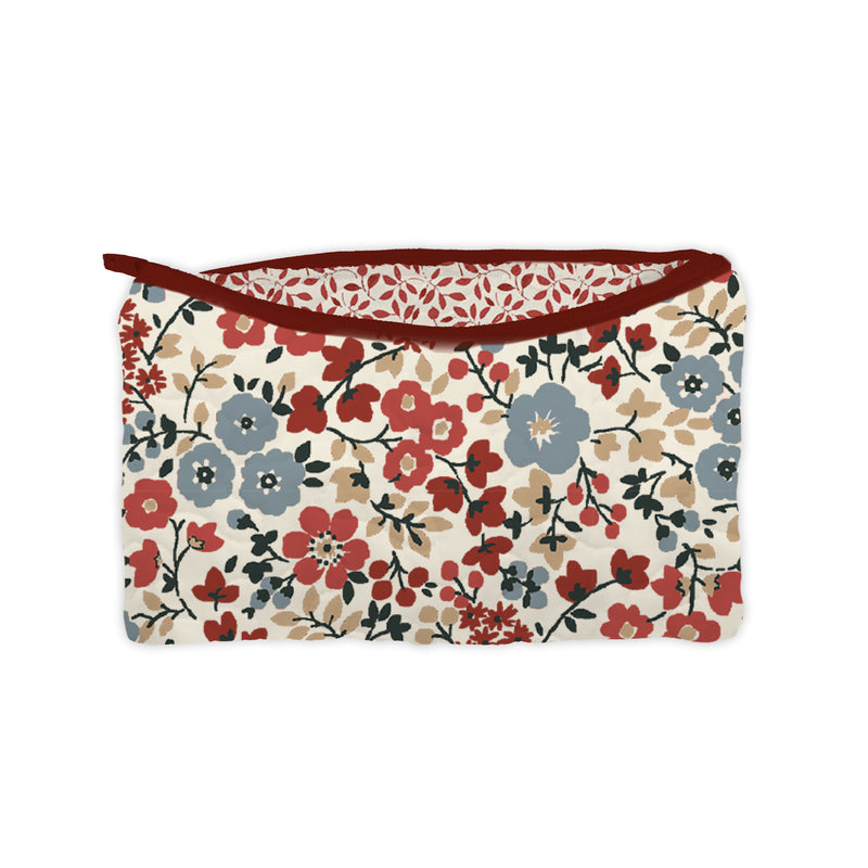 Erin & Ben Co. Lismont Floral Americana Quilted Makeup Bag