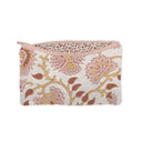 Erin and Ben Co. Heritage Scroll Rose Quilted Makeup Bag