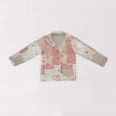 Waverly Patchwork Rose Quilted Snap Jacket