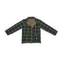 Erin and Ben Co. Poppy Check Green Snap Jacket