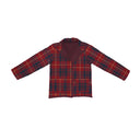 Erin and Ben Co. Royal Plaid Red Snap Jacket