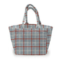 Erin and Ben Co. Willow Plaid Blue Quilted Handbag