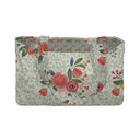 Erin and Ben Co. Zara Floral Linen Quilted Tote Bag