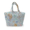 Erin and Ben Co. Jungle Whisper Blue Quilted Handbag