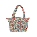 Lismont Floral Americana Zipper Tote Bag