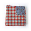 Remi Plaid Chambray Baby Blanket