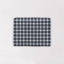 Remi Plaid Navy Quilted Pet Bed