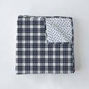 Remi Plaid Navy Quilt