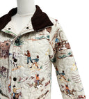 Retro Cowboy Quilted Barn Jacket