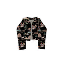 Retro Cowboy Black Cropped Jacket
