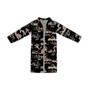 Retro Cowboy Black Quilted Duster