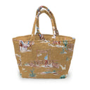 Retro Cowboy Gold Quilted Handbag