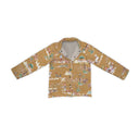 Retro Cowboy Gold Quilted Snap Jacket