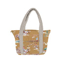 Retro Cowboy Gold Zipper Tote Bag