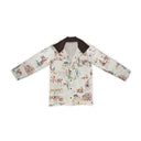 Retro Cowboy Quilted Barn Jacket