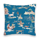 Retro Cowboy Peacock 20" Pillow