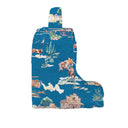 Retro Cowboy Peacock Quilted Boot Bag