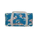 Retro Cowboy Peacock Quilted Weekender Duffle Bag
