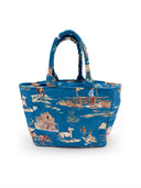 Retro Cowboy Peacock Quilted Handbag