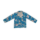 Retro Cowboy Peacock Quilted Snap Jacket