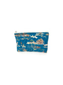 Retro Cowboy Peacock Makeup Bag
