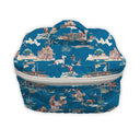 Retro Cowboy Peacock Quilted Travel Case