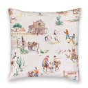 Retro Cowboy Pink Sand/Fuchsia 20" Pillow