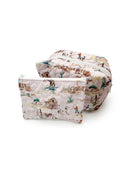 Retro Cowboy Pink Makeup Bag