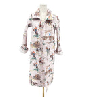 Retro Cowboy Pink Quilted Duster