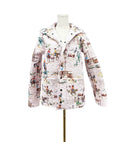 Retro Cowboy Pink Quilted Snap Jacket