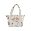 Retro Cowboy Zipper Tote Bag