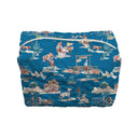 Retro Cowboy Peacock Makeup Bag