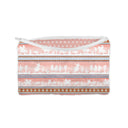 Riata Stripe Pink Quilted Makeup Bag