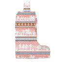 Riata Stripe Pink Quilted Boot Bag