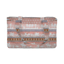 Riata Stripe Pink Quilted Tote