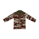 Riley Fields Burgundy Quilted Barn Jacket