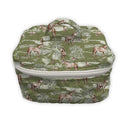 Riley Fields Olive Quilted Travel Case